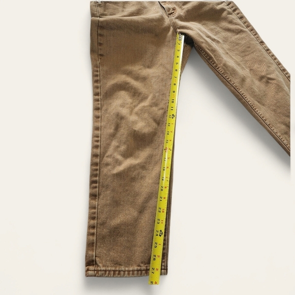 Lee Riveted Collection Vintage Tan‎ Jeans | Women’s 12P | 100% Cotton - Picture 6 of 11